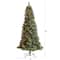 8ft. Pre-Lit Frosted British Columbia Mountain Pine Artificial Christmas Tree, Clear Lights